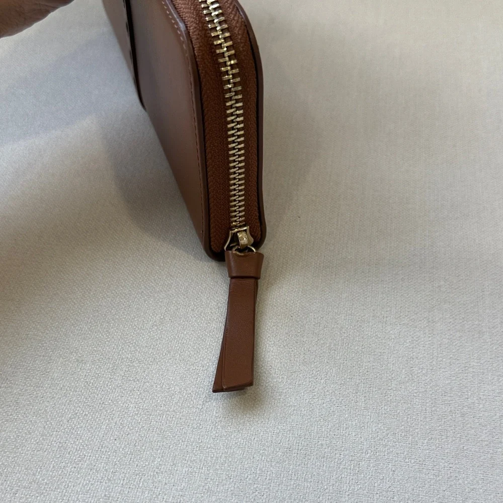 FRAME Les Second Continental Wallet- Tobacco